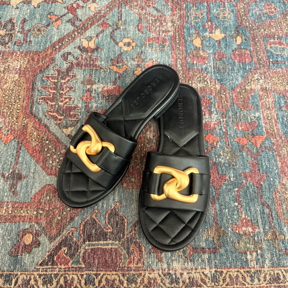 Aerosoles Women's Big Charm Slide Sandals
